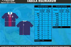 Tabela rozmiarów koszulka polo - męskie i damskie