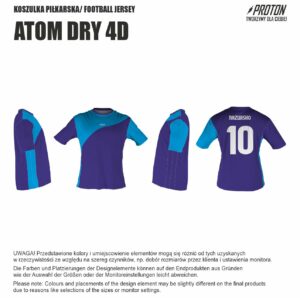 Koszulka piłkarska Atom Dry 4D