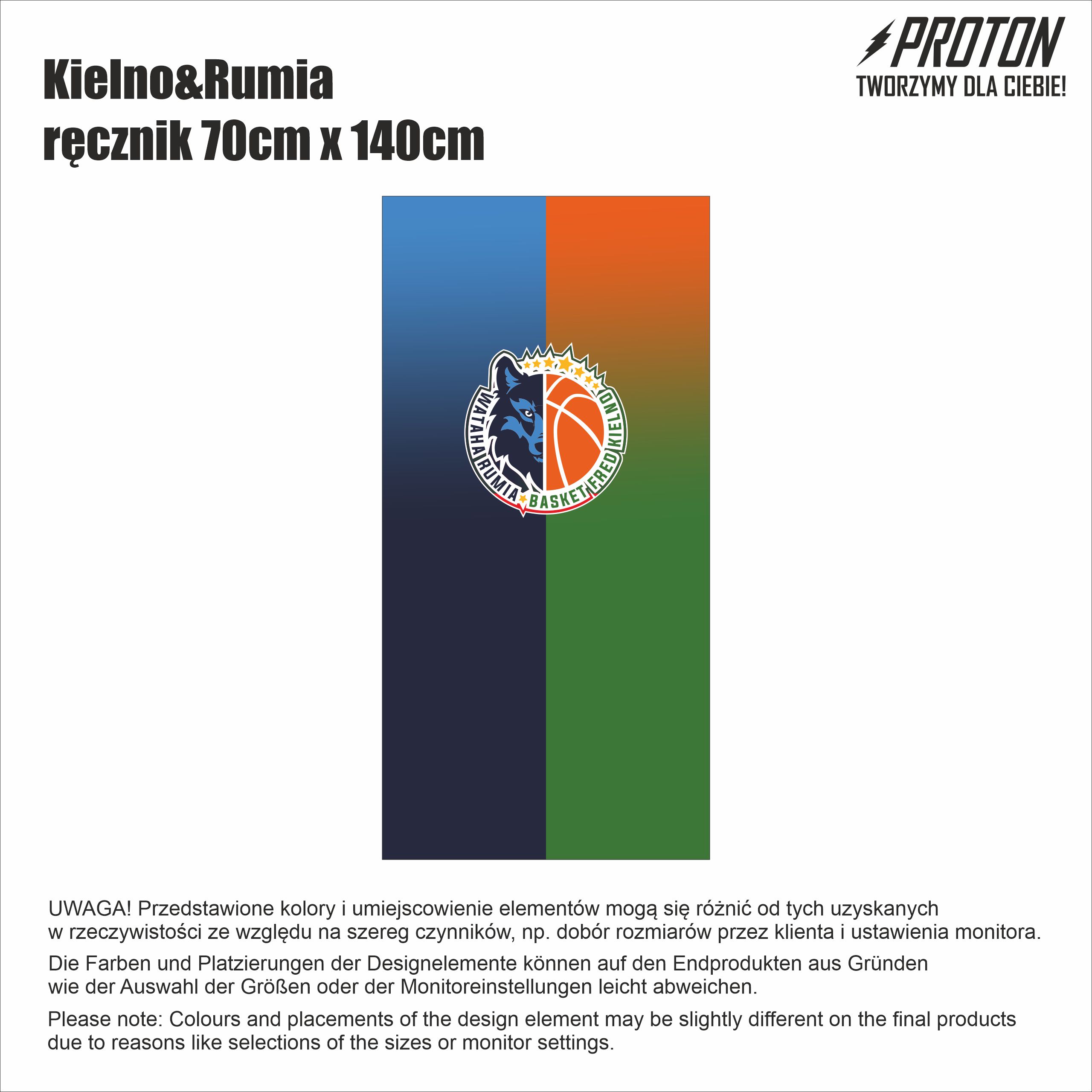 Kielno&Rumia - ręcznik 70x140