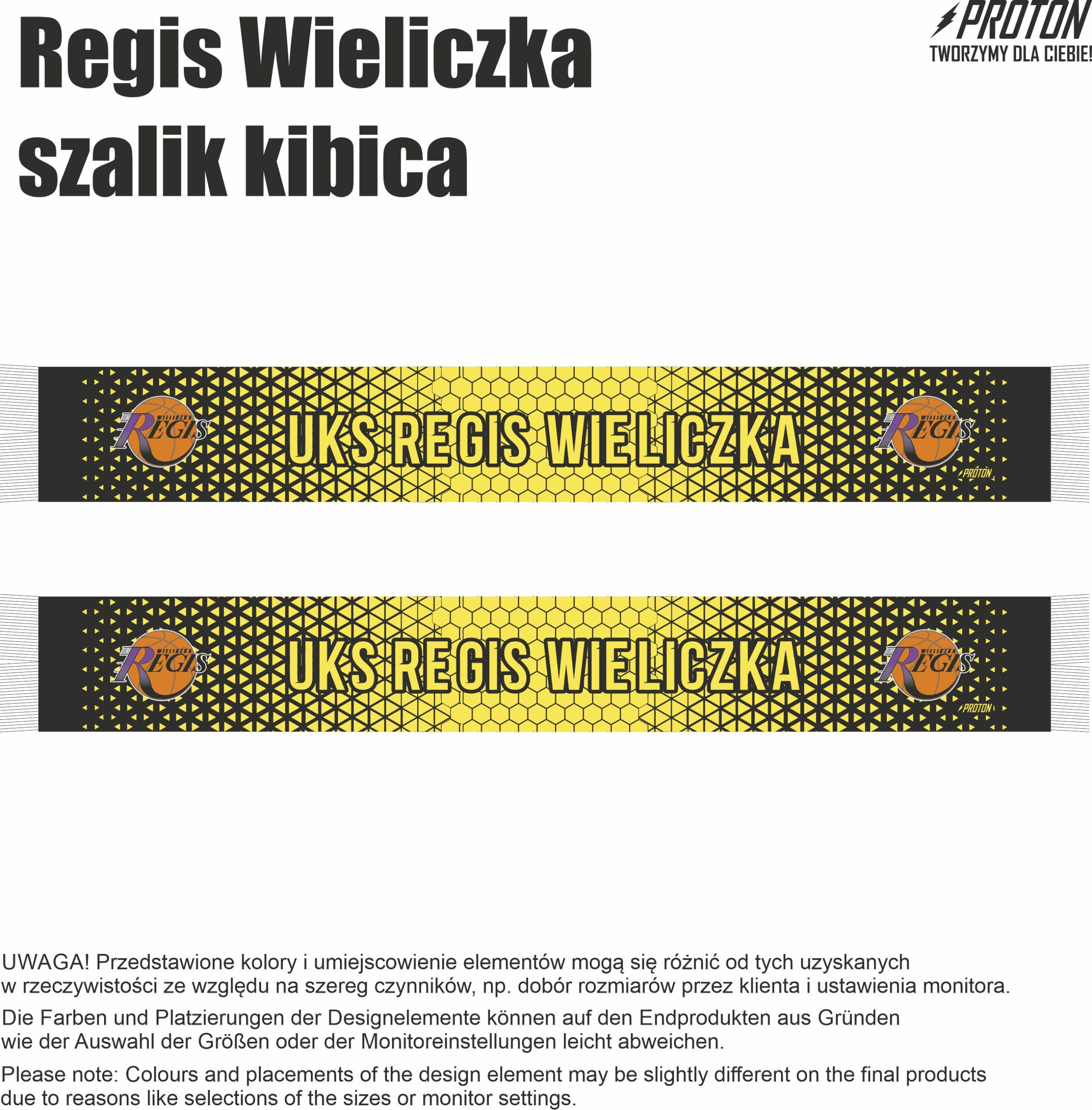 REGIS Wieliczka szalik kibica